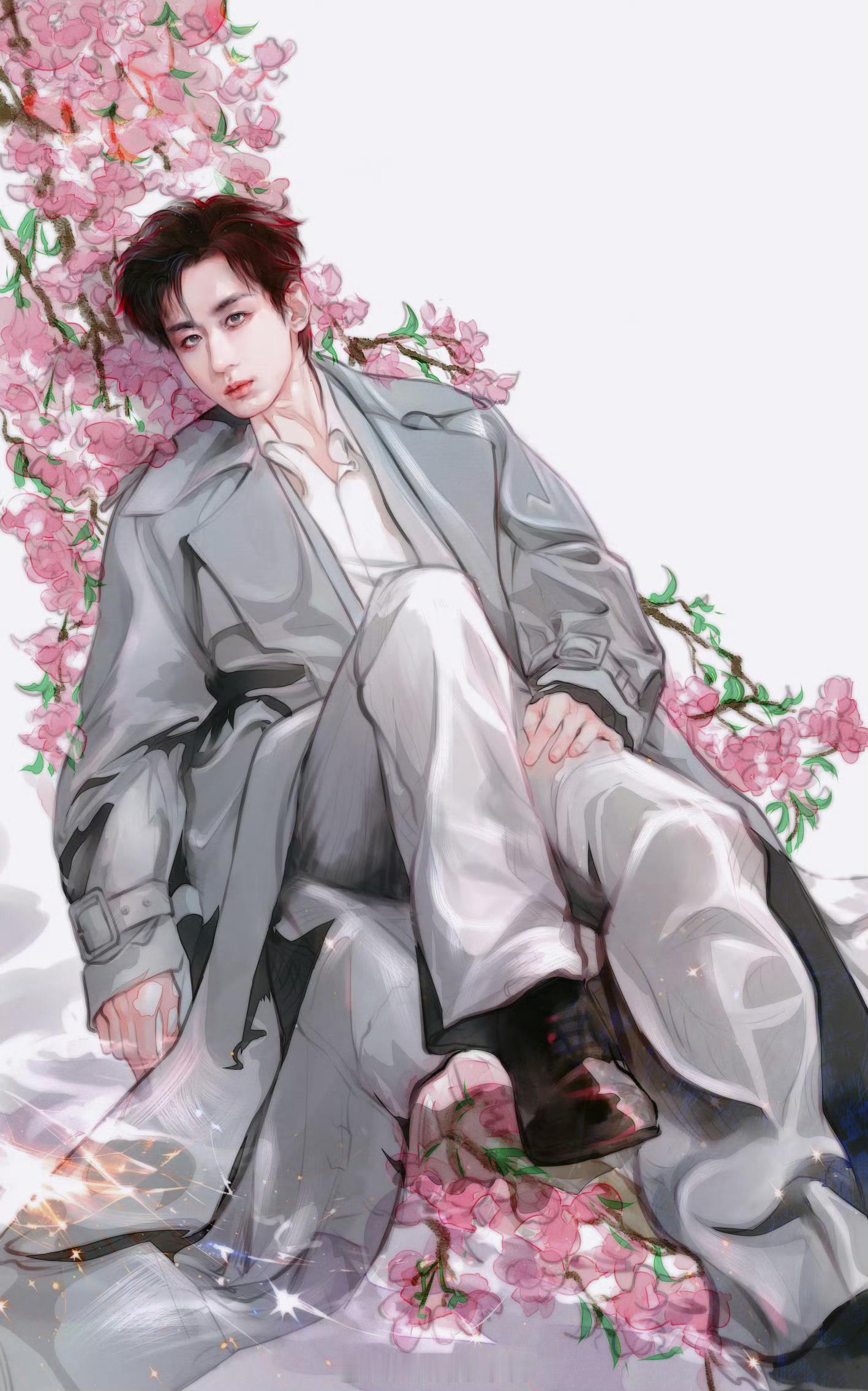 产出大大太会画了！微敞的领口，迷人的姿势，撩人的表情，太绝了！ 