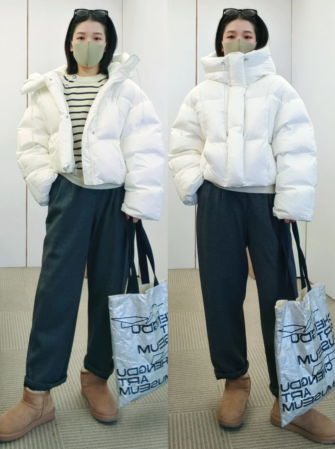 羽绒服表达了我对冬天的尊重