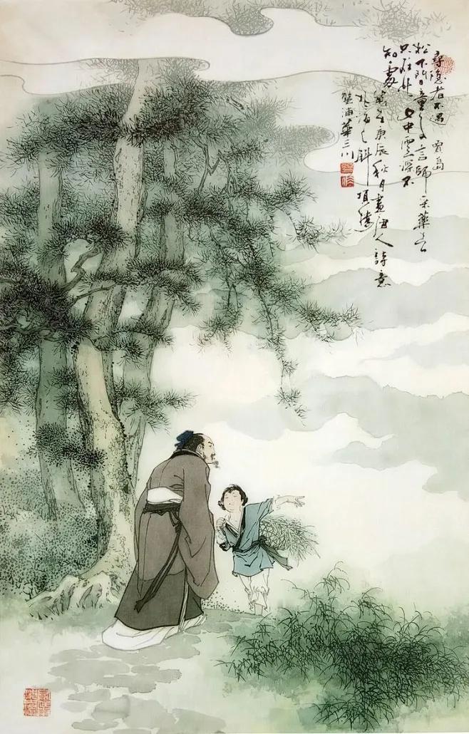 融觉寺的僧人昙谟佛学知识深厚，讲解《涅槃》《华严》时，听法者有上千人。天竺国高僧