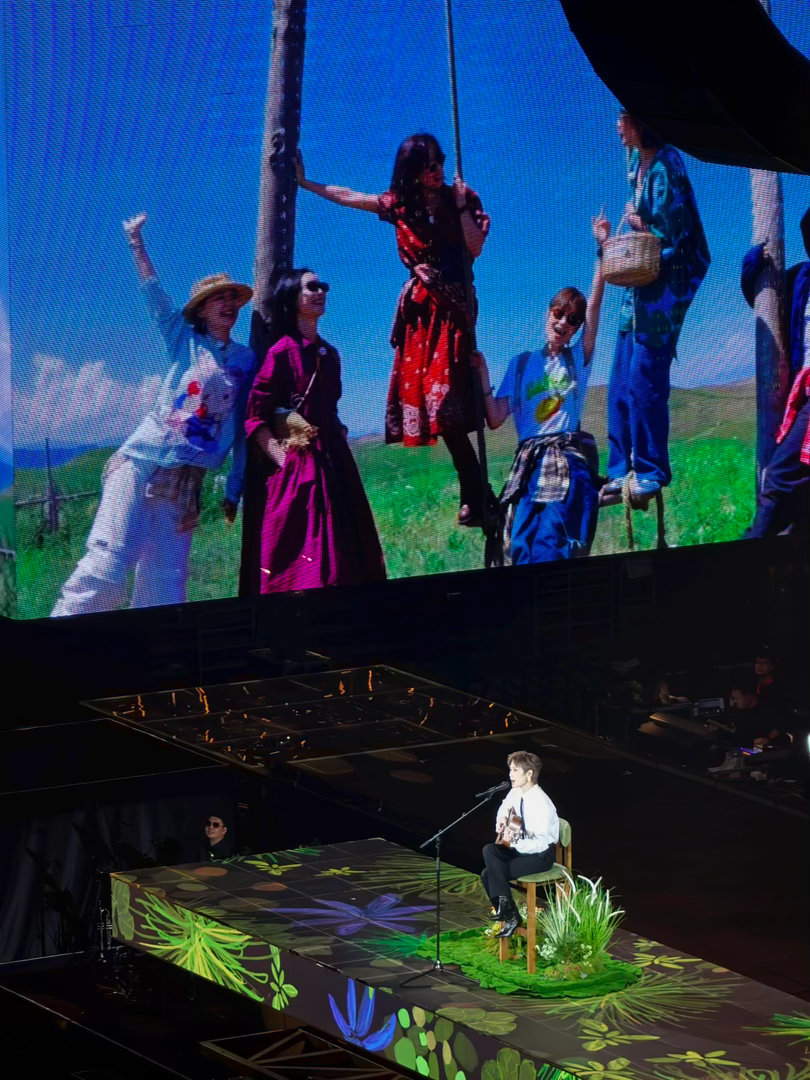 在李宇春演唱会看到了向野宣传片在李宇春演唱会看到了向野的我们宣传片，葱葱你真的我
