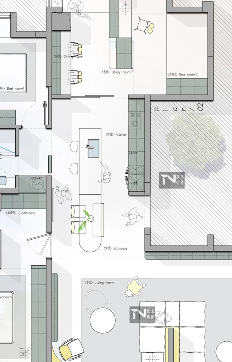 四叶草户型改造，一个户型六种挑花眼！