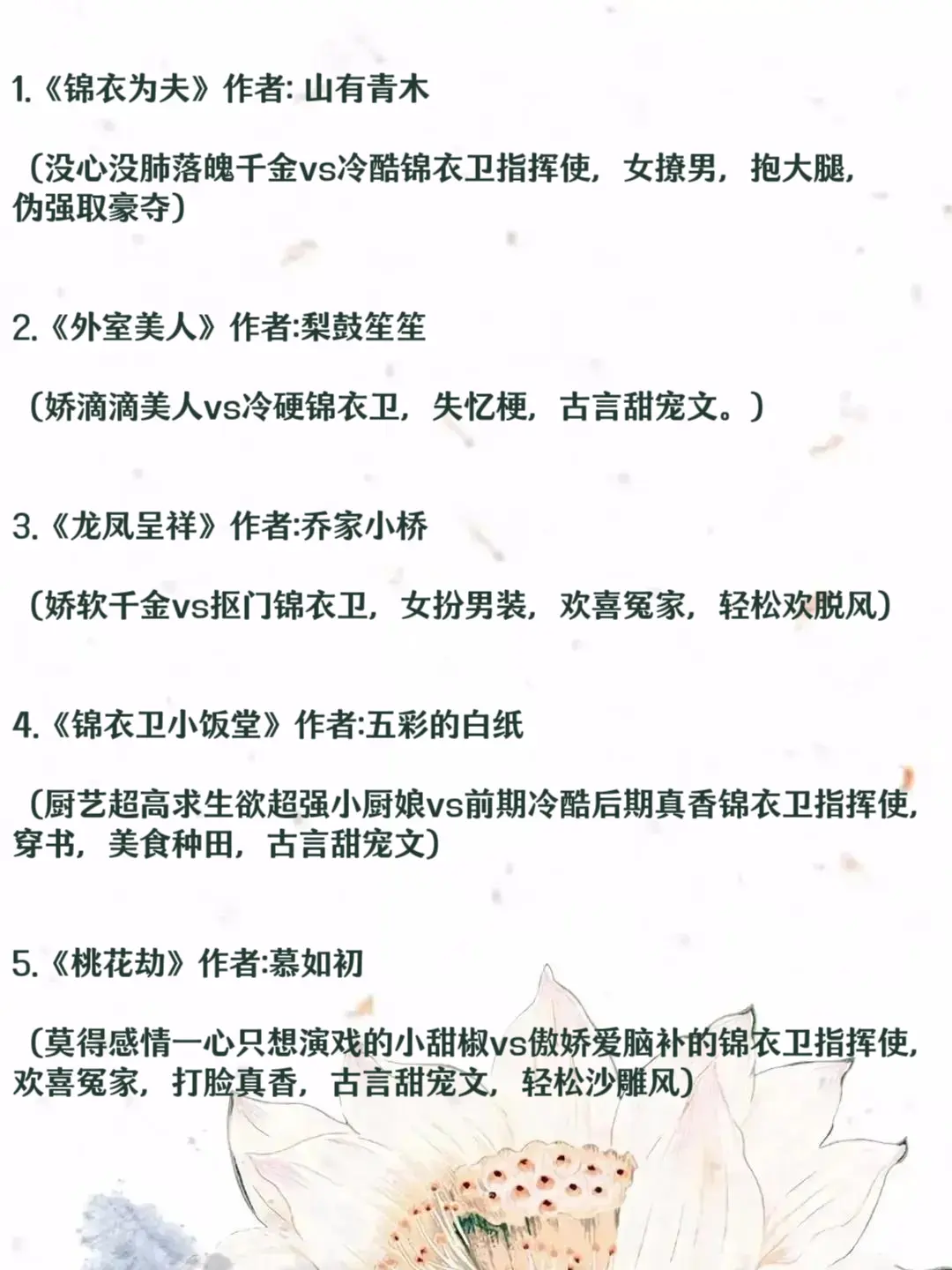 锦衣卫男主古言文合集，嘎嘎帅又有执行力