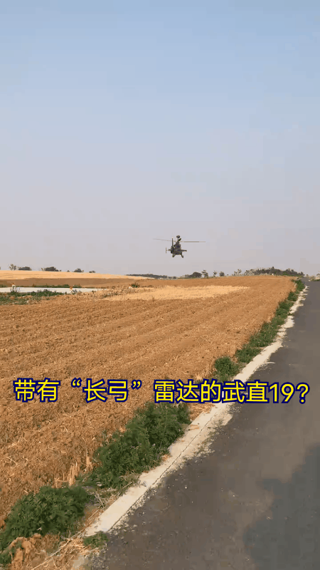 这是“武直十九”吗？
原来它的旋翼上也有类似老美“阿帕奇”上的“长弓”毫米波雷达