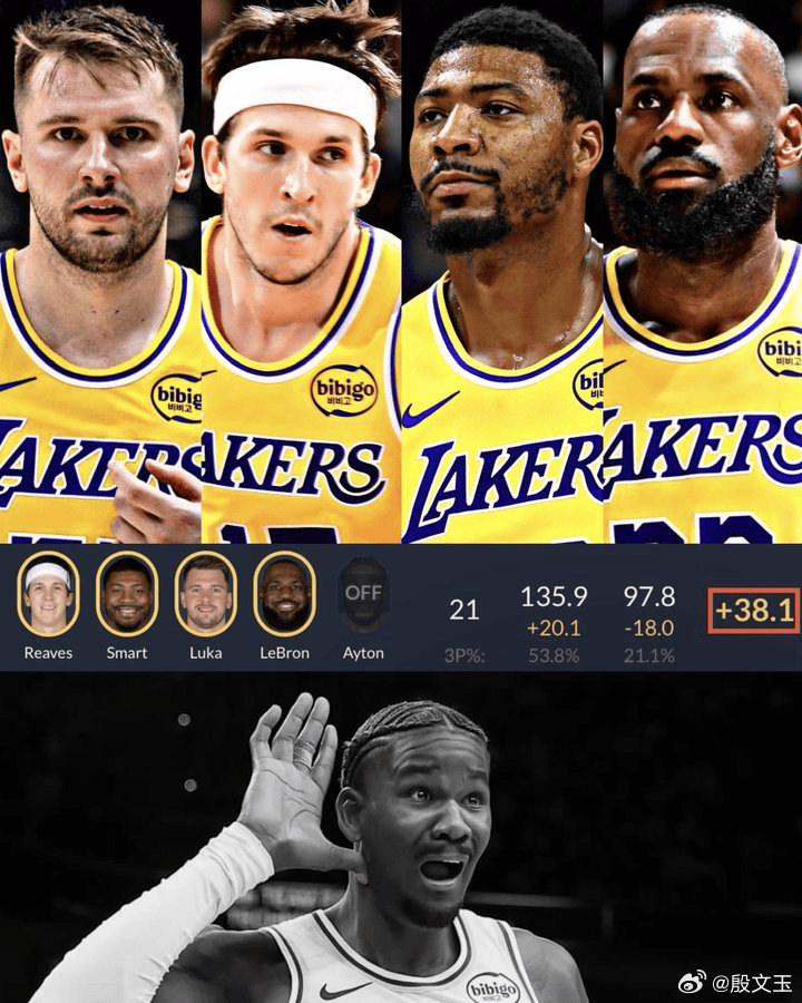 风气就是被这些Excel党弄坏的。篮球比赛只要4个人吗？湖人这4个首发凑在一起打