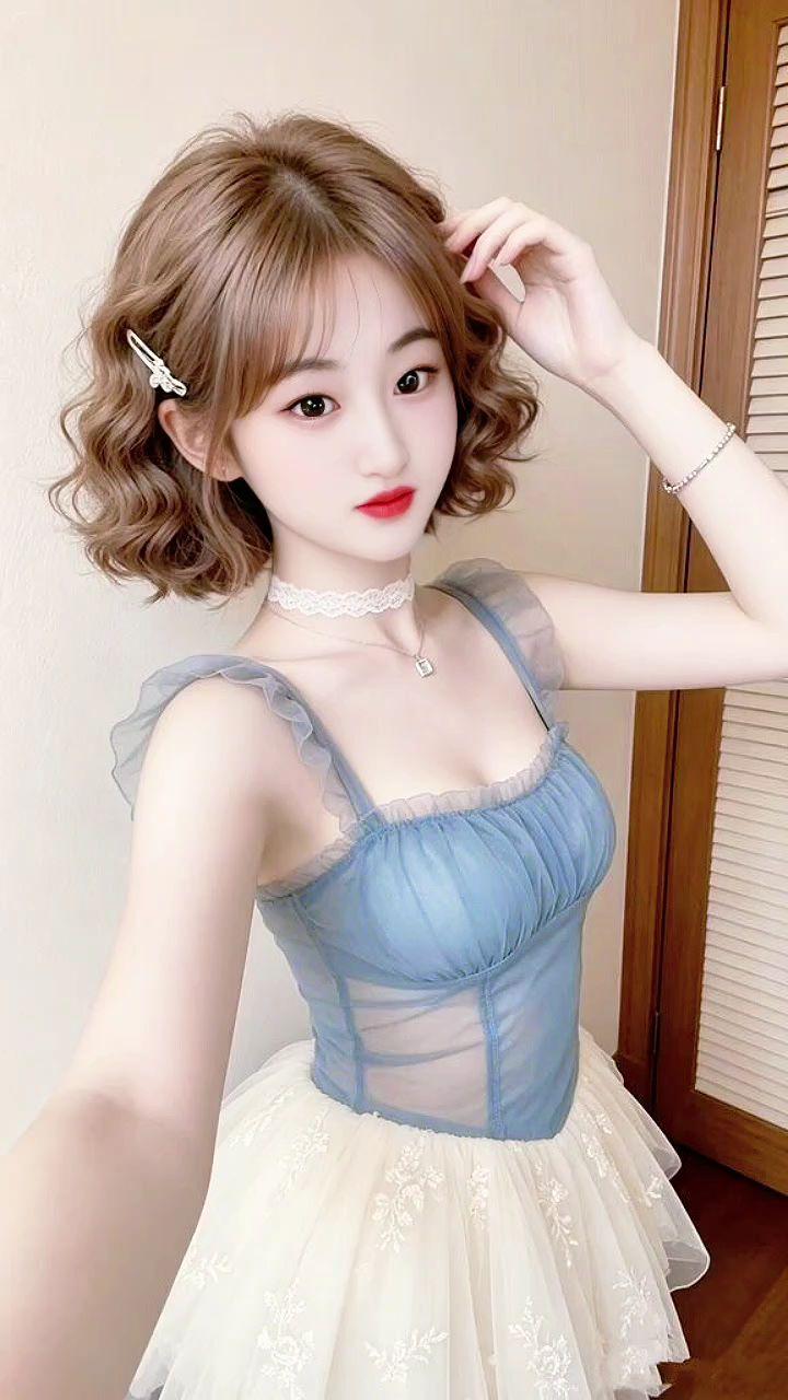 甜美女孩 高级感 甜系少女 俏皮可爱 清纯甜美