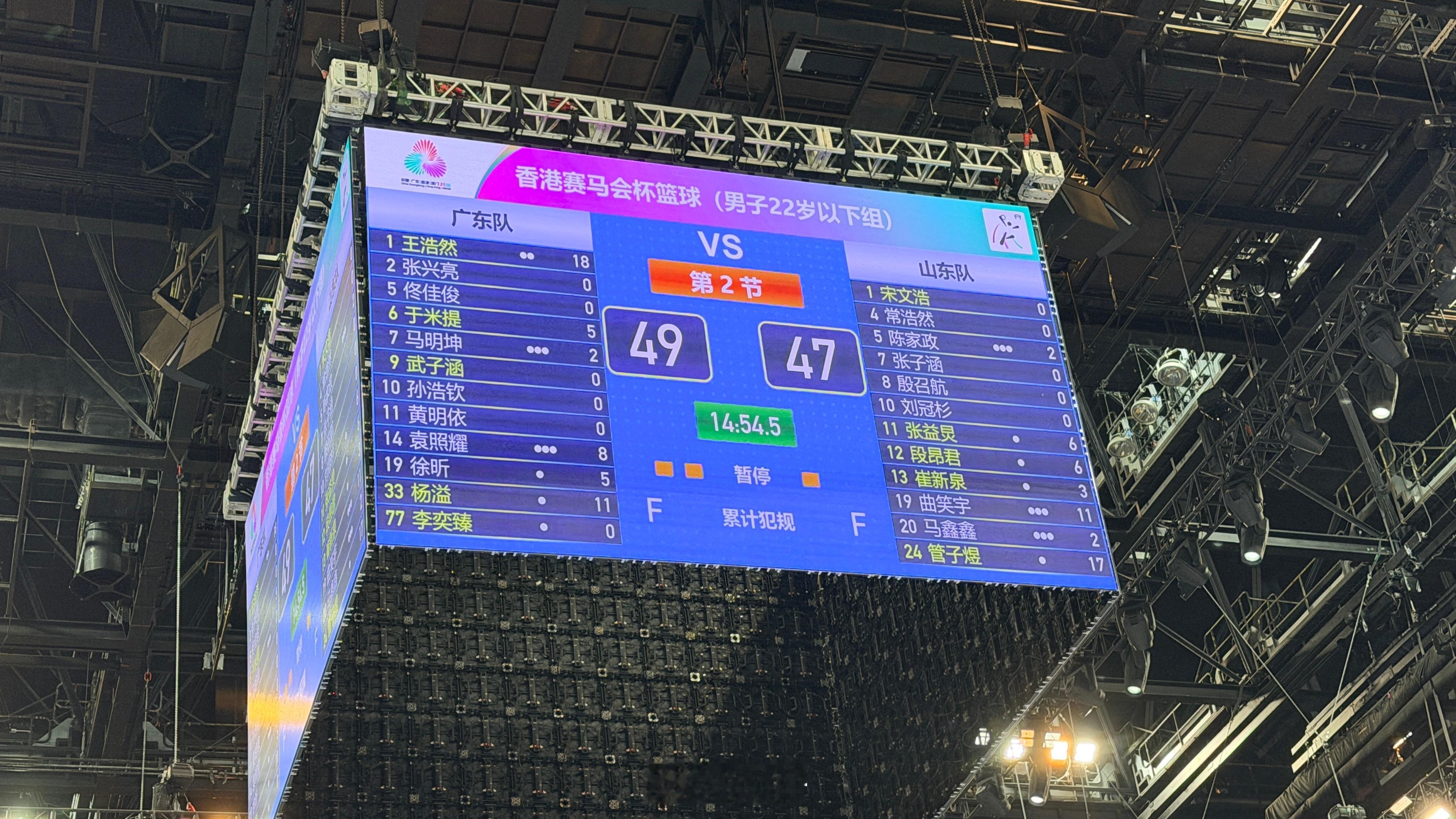 杨溢！于米提！王浩然！广东填上了19分的大坑！ 