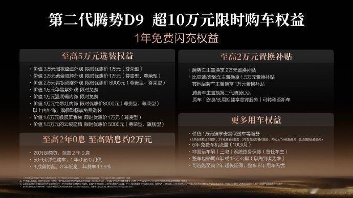 第二代腾势 D9 全新登场，35.98 万 - 46.98 万的定价诚意满满。全