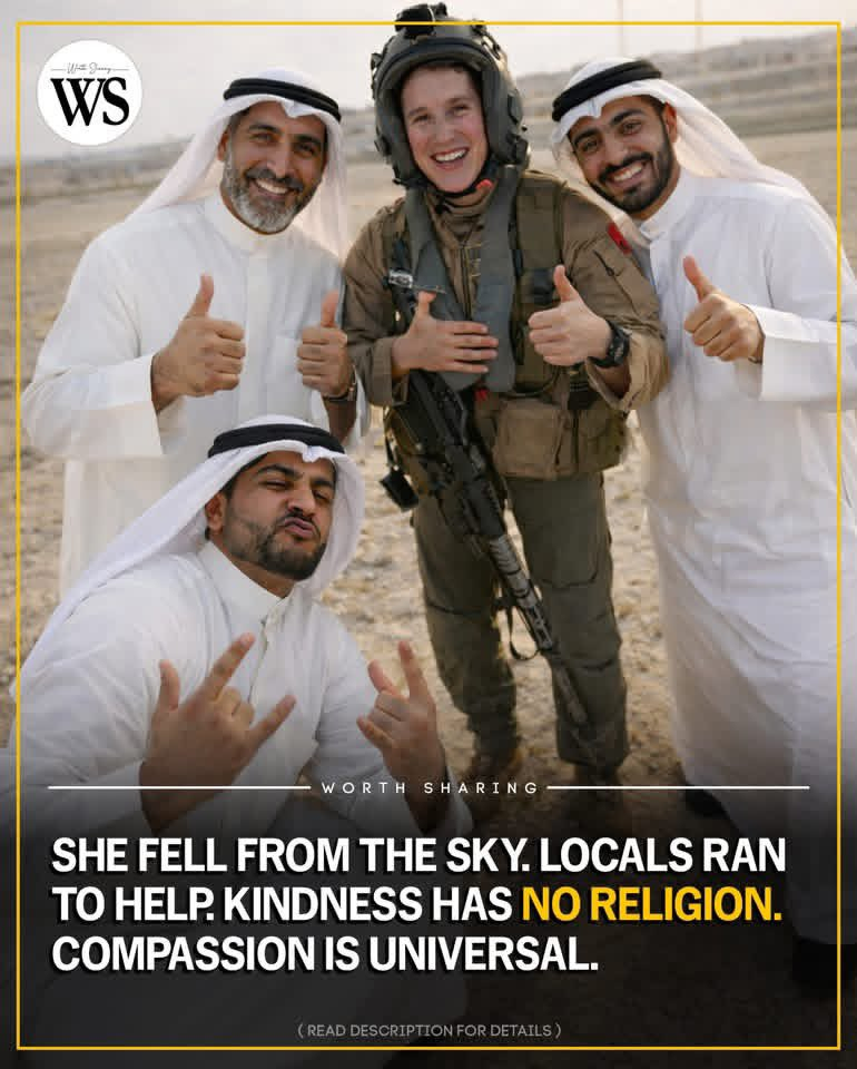 在科威特被误击成功跳伞的美军战机飞行员 