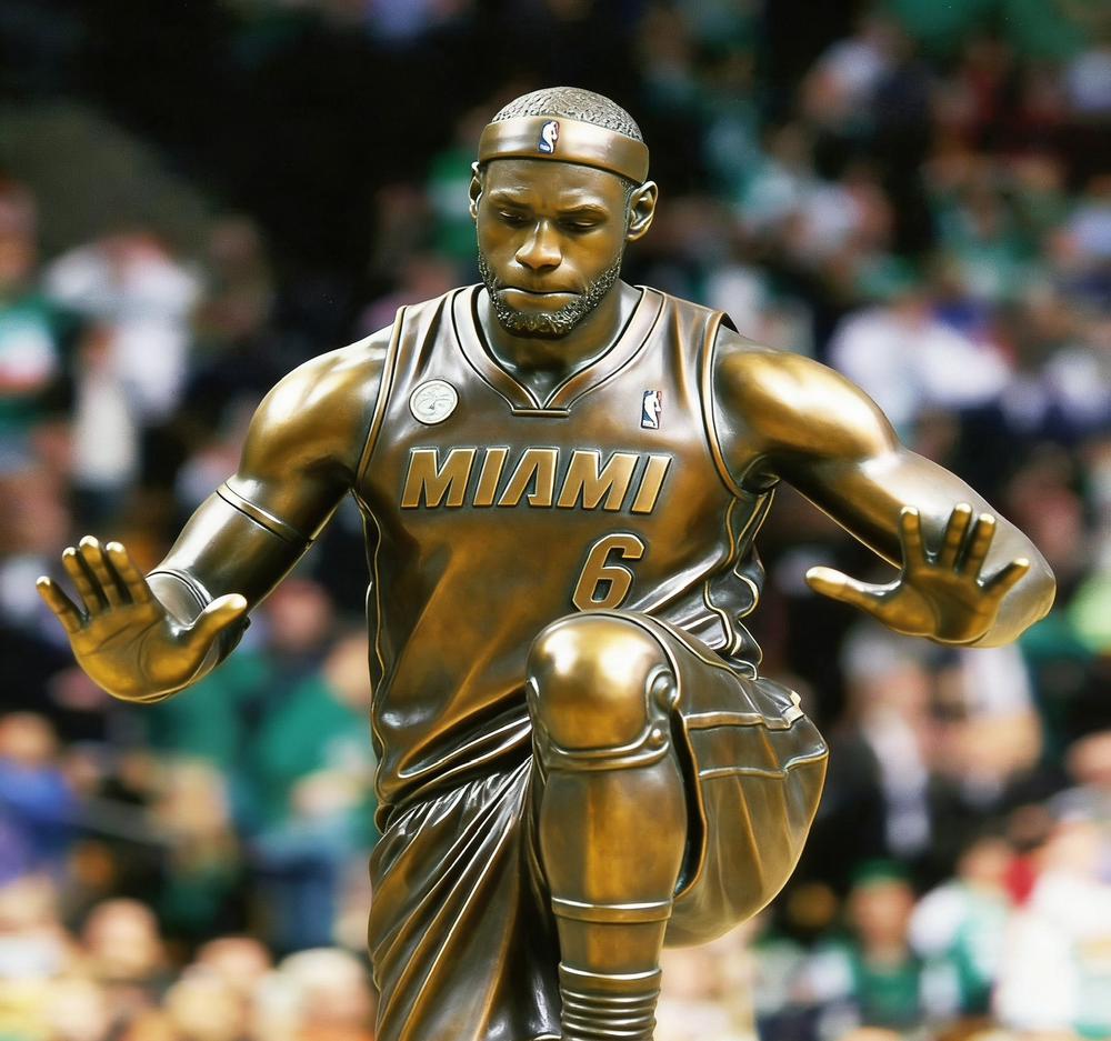 詹姆斯先后两次效力骑士（2003 - 2010、2014 - 2018），累计1