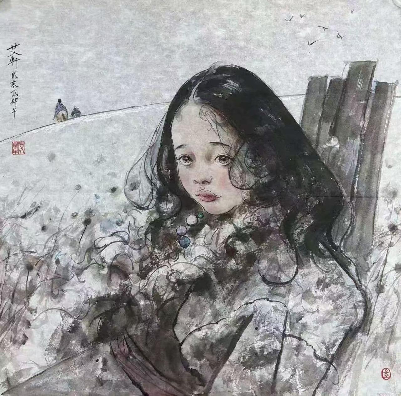 艾轩国画！