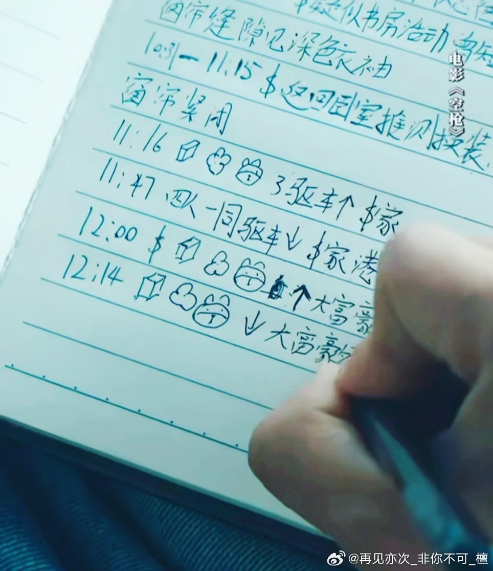 这个字迹绝对不是亓sir本体檀健次的笔迹! 