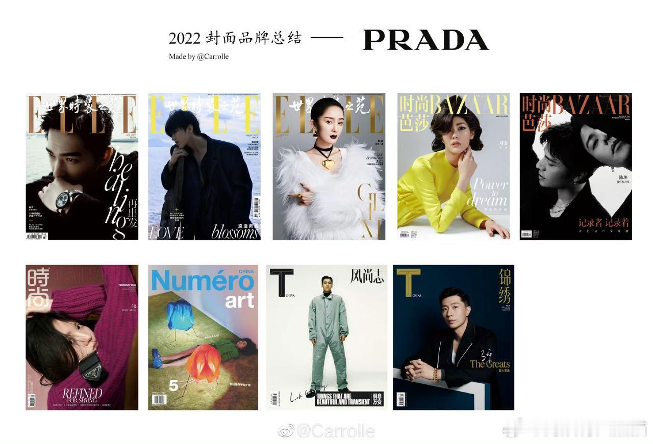Prada近几年国内推封力度一览~ 
