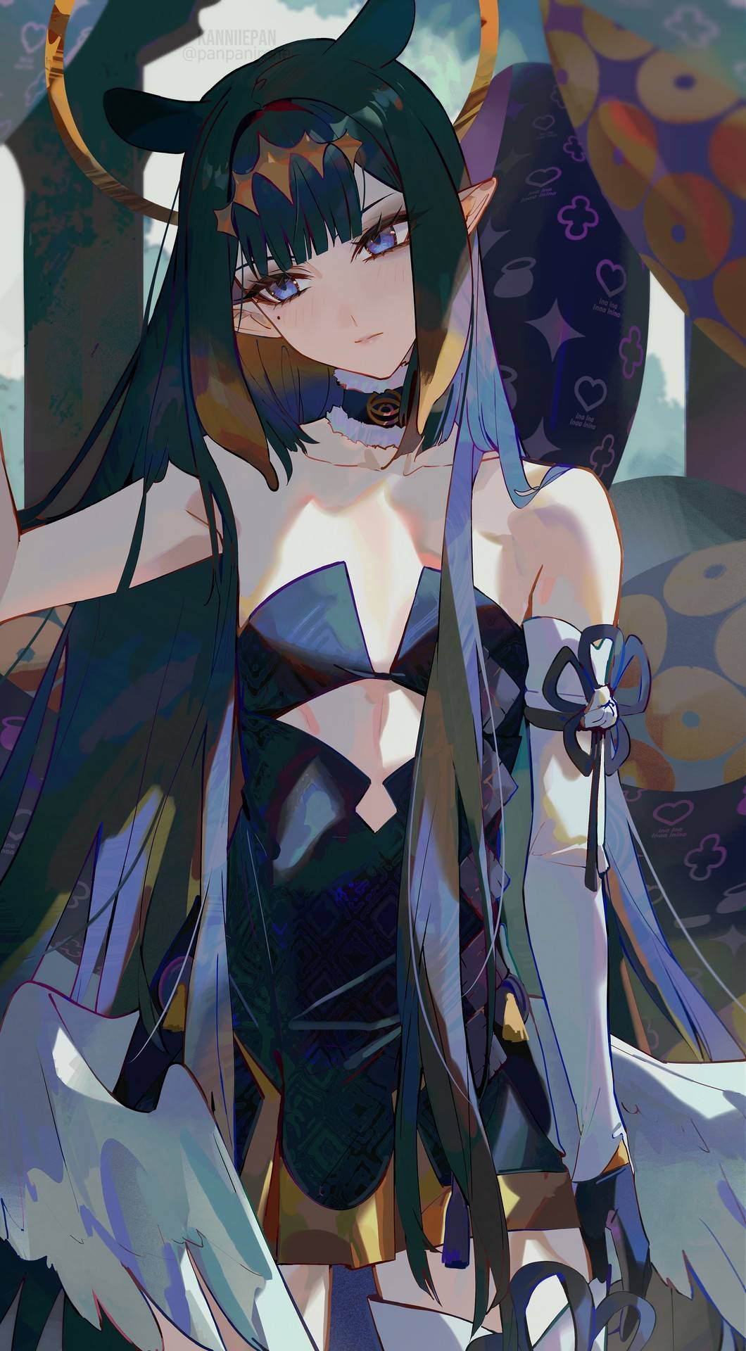 一伊那尔栖——虚拟YouTuber——画师: kanniiepan，网页链接