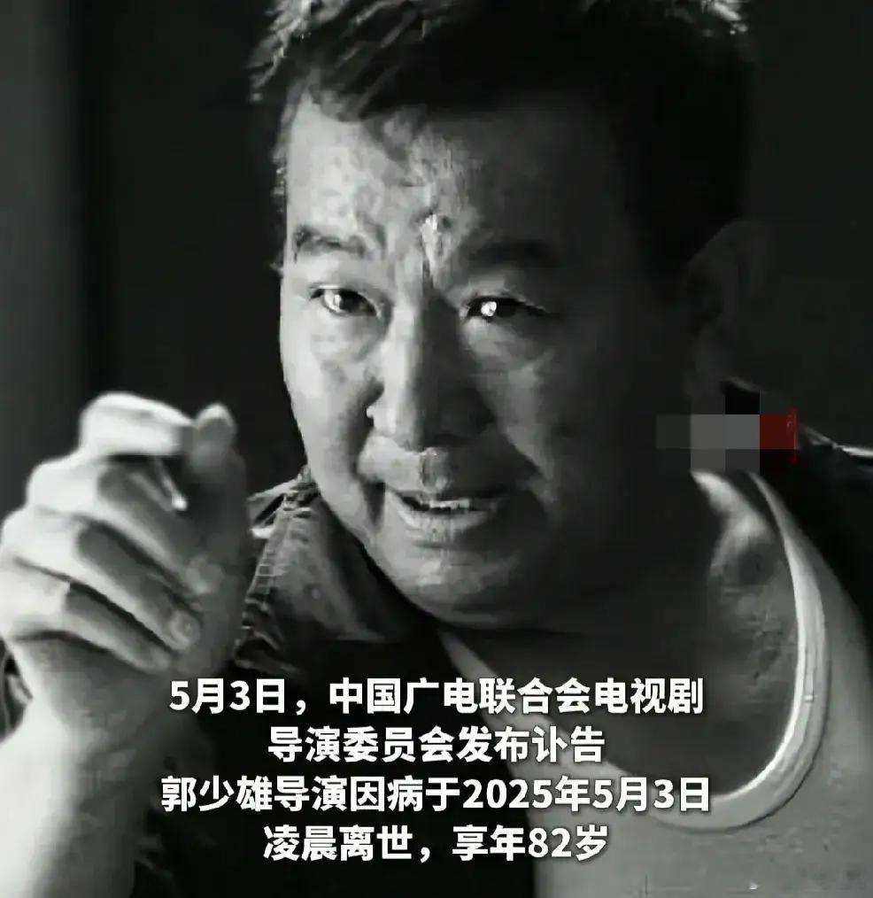 导演郭少雄逝世2025年5月3日，中国广电联合会电视剧导演委员会发布讣告：郭少雄