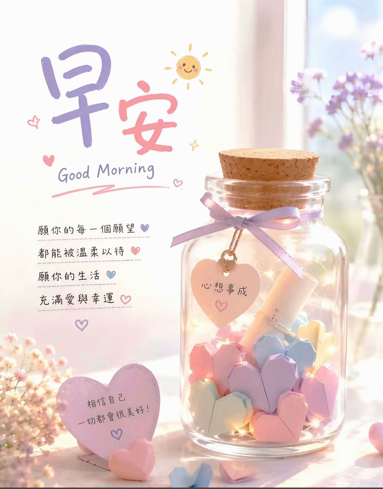 迎着晨光出发，不必追赶别人的脚步。守好自己的节奏，平凡的日子。也能慢慢积攒属于自