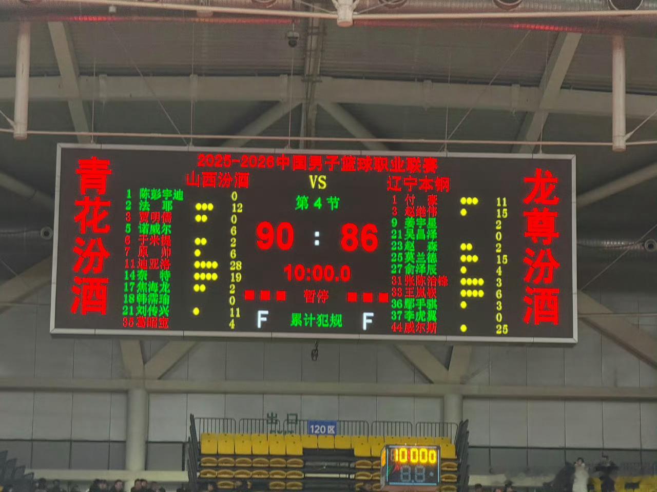 尽力了 有点可惜…打得也不错 比赛中呈现的内容还是很值得肯定的！山西男篮vs辽宁