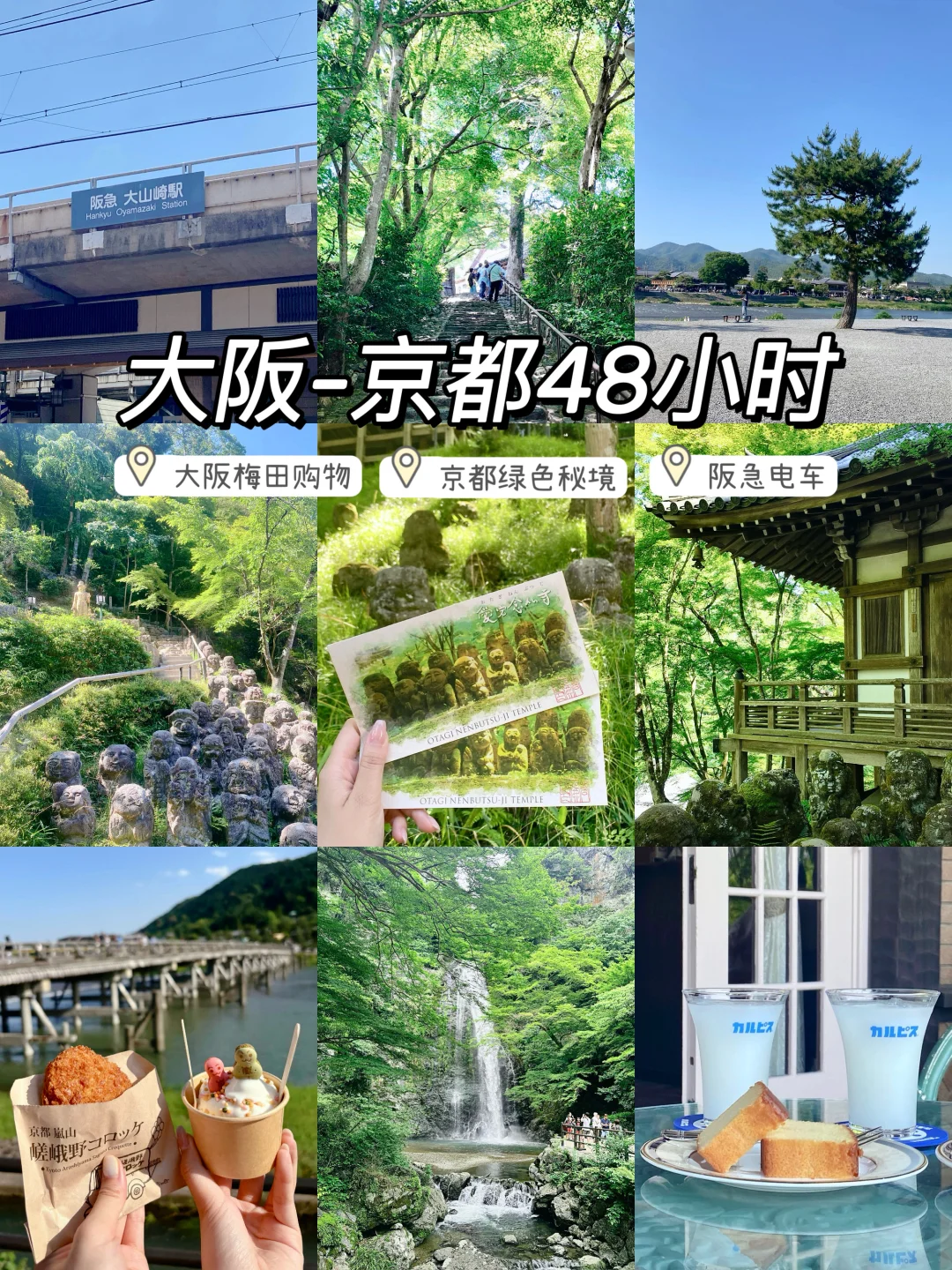 抄作业‼️大阪-京都48h保姆级攻略🗺️附路线