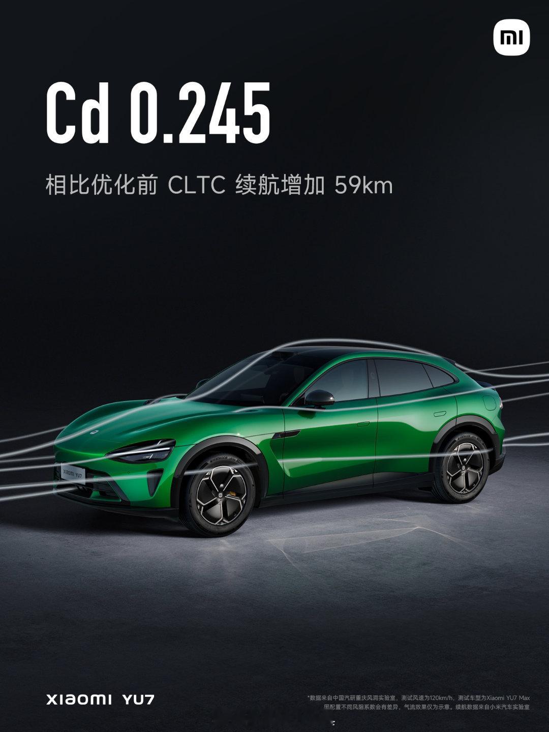 小米YU7 光环尾灯；电动内翻门把手，靠近自动内翻，关门自动闭合；同级唯一的10