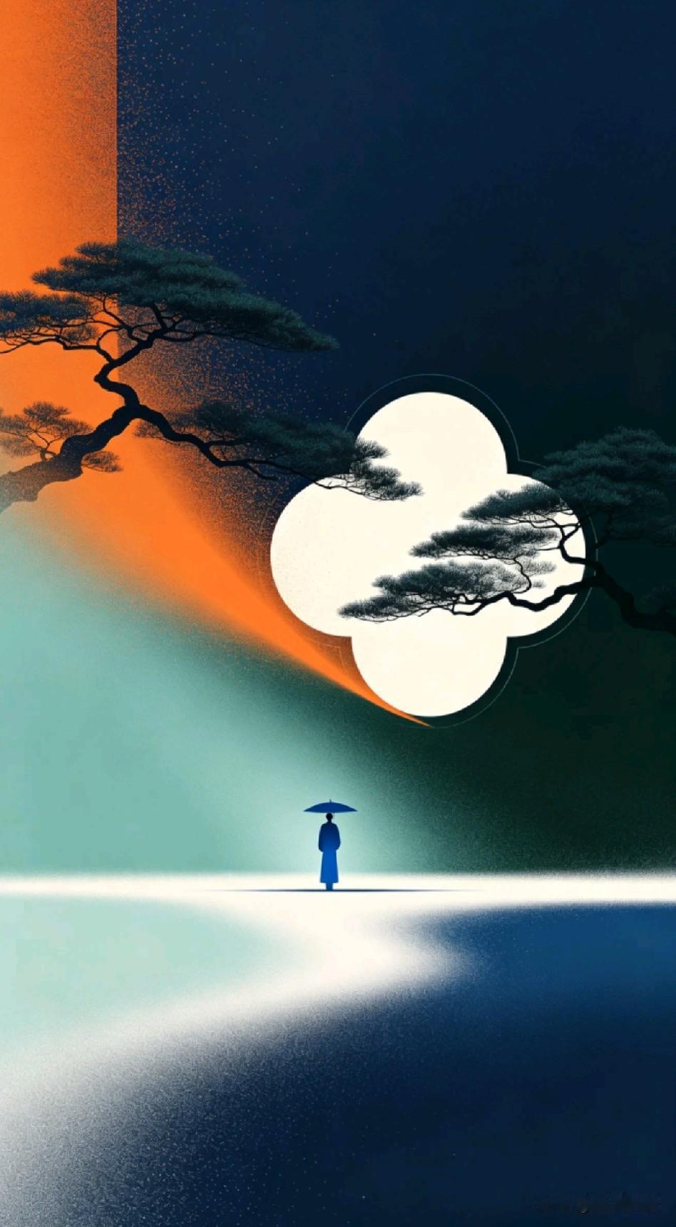 《静心赋》

尘寰扰扰几时休，车马声中觅自由。
但守方寸灵台净，何妨万丈软红浮。