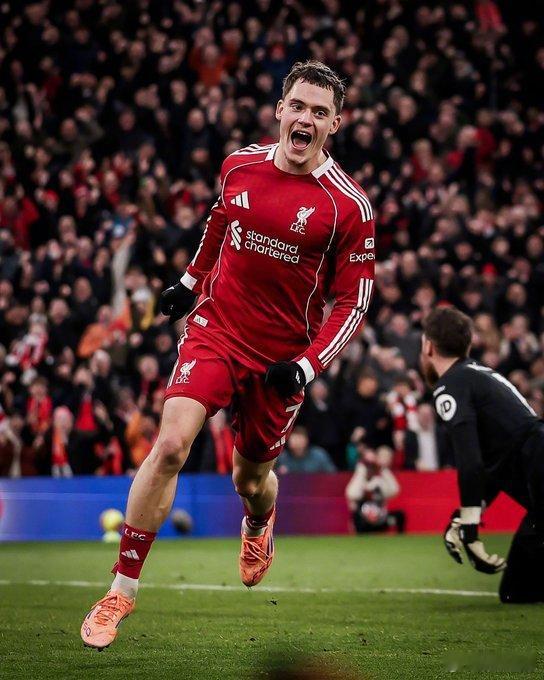 【英超首球入账】利物浦2比1狼队 ，维尔茨终于斩获英超生涯首球，赛后他表示：“我