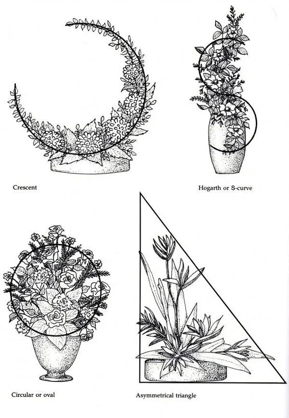 8种常见的插花造型合集分享，新手必备攻略