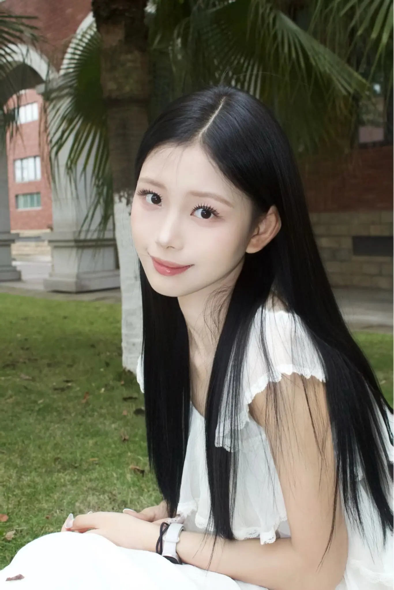 初恋感照片 清纯颜值 清纯白月光  初恋女主脸 初恋白裙