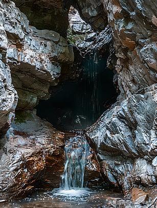 上联：书中寻净土，
下联：画里觅清泉。