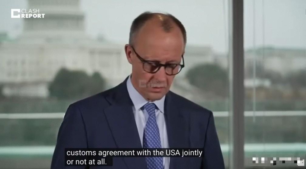 默茨在与特朗普会晤后，就对方宣称要完全中止与西班牙的贸易关系一事作出回应：

“