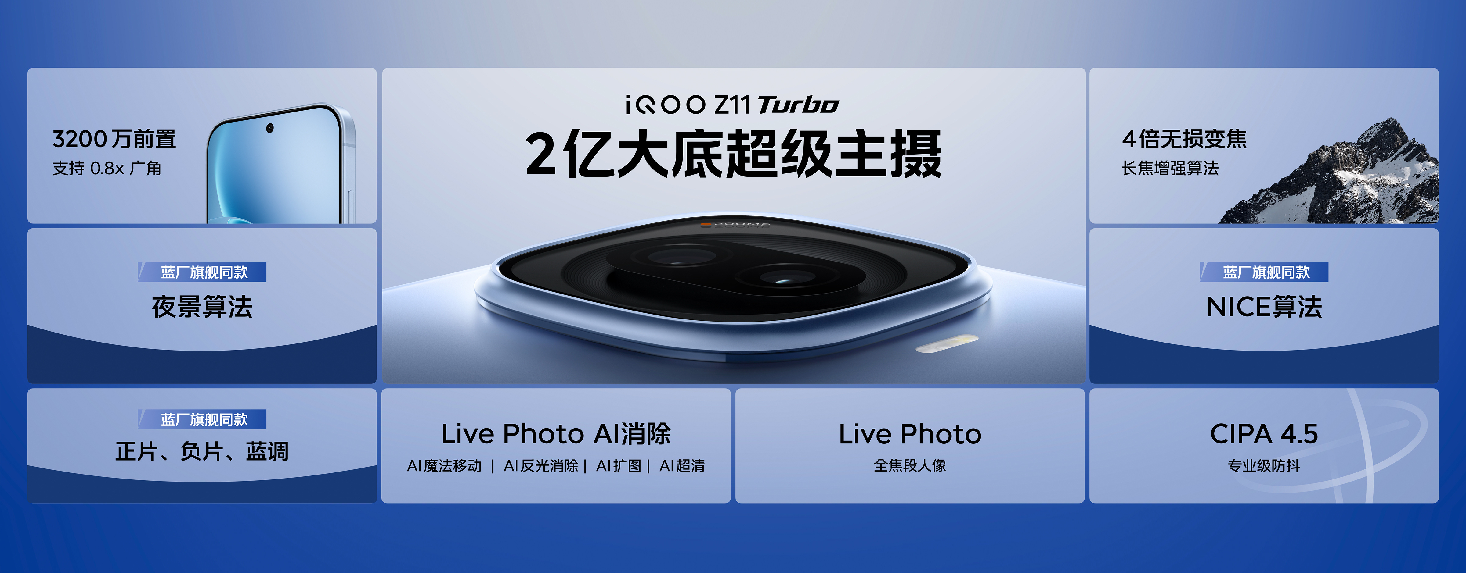 iQOO Z11 Turbo影像能力突出：首搭2亿像素主摄，裁切后画质依然清晰；