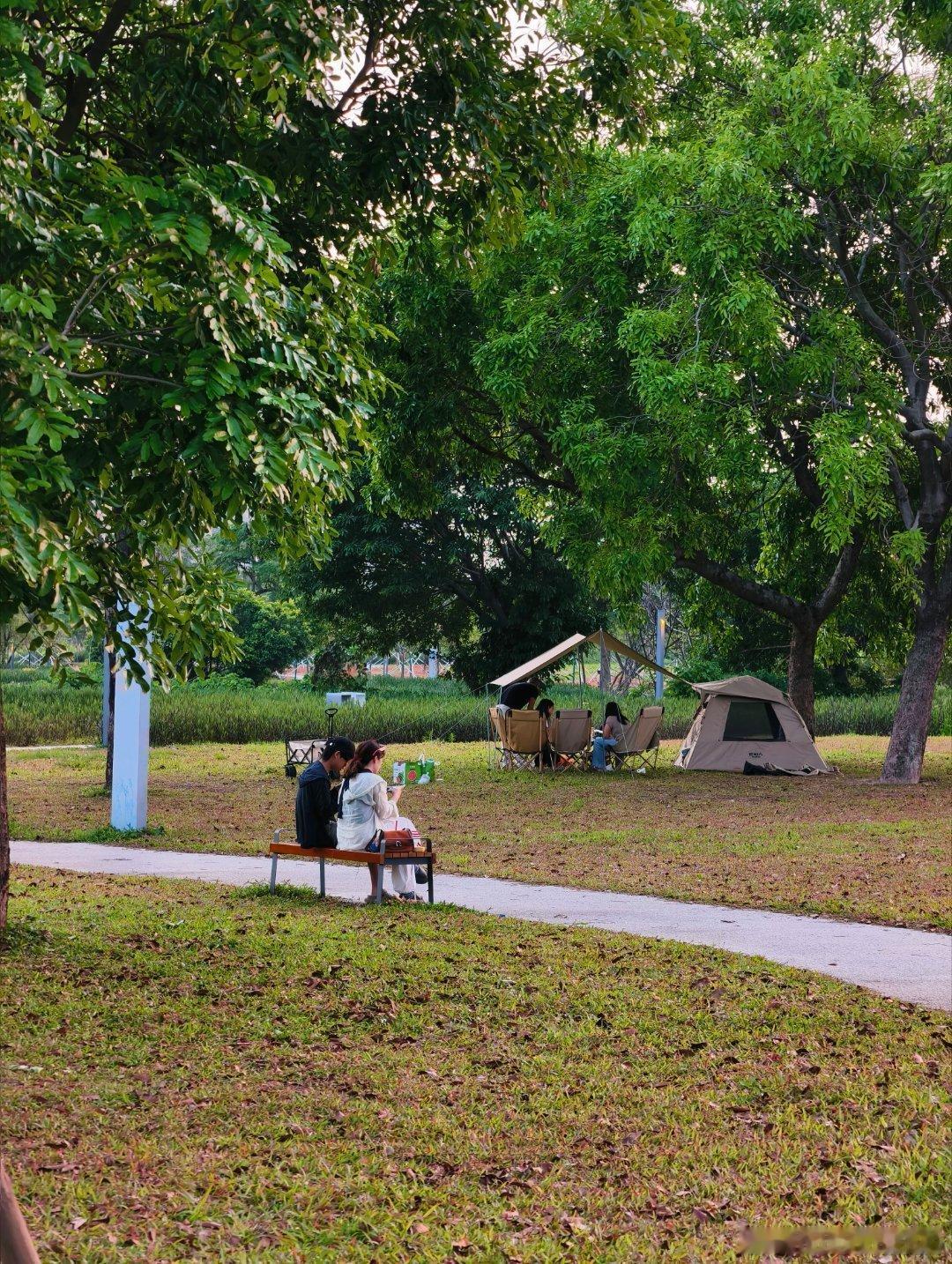 生态中山 下班ParkBike 之石岐沙咀水岸会客厅→，可理解为毛坯风沙咀公园局