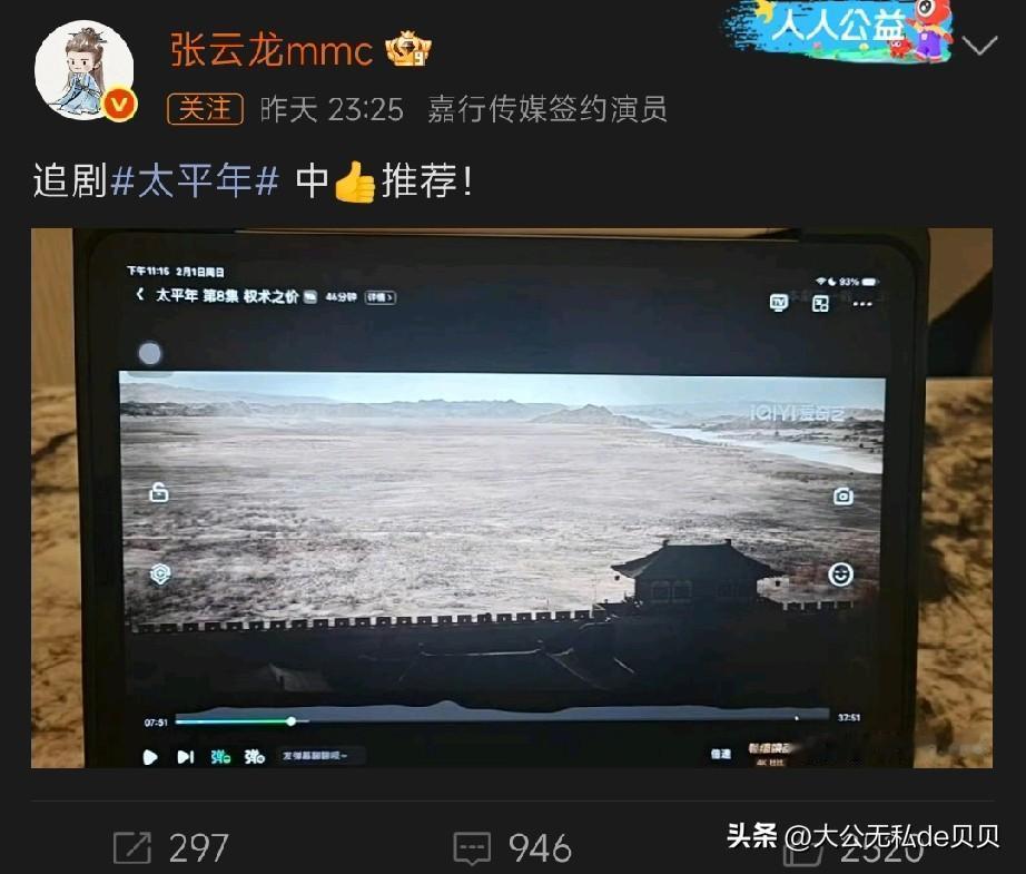 太平年虽然没有达到狂飙那样的热度，但是口碑还是立住了。

虽然有很多瑕疵，但是瑕