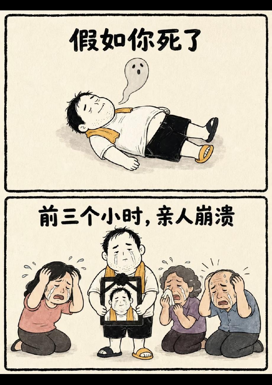 这是小红薯上得到很多共情的漫画，因为很多人觉得这个漫画太直击现实了，深深的戳痛了