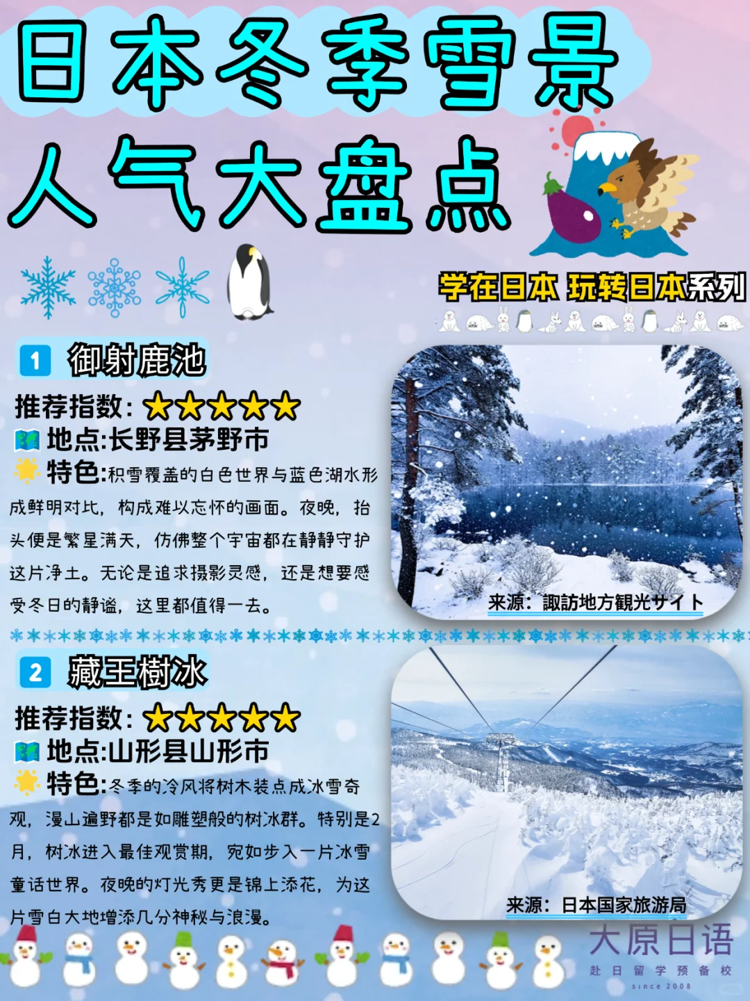 🏔️日本冬季值得打卡的绝美雪景TOP 8