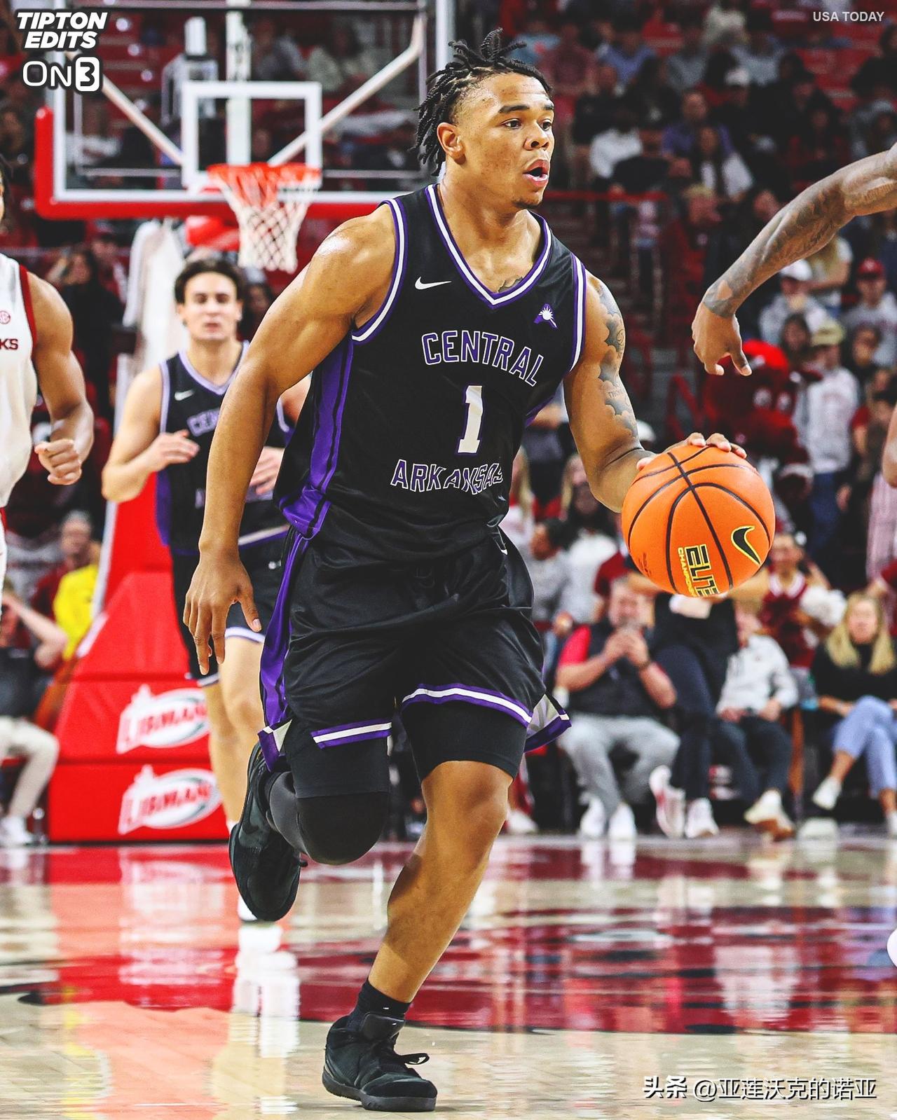 Central Arkansas后卫Camren Hunter计划转学，身高6-