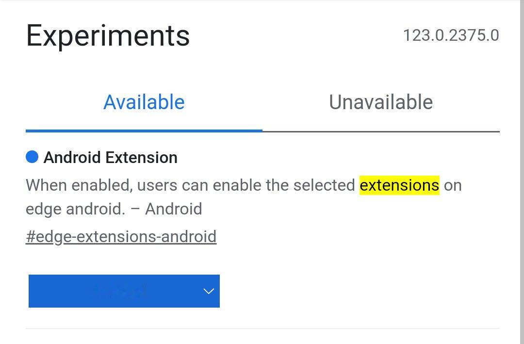 Edge for Android 即将支持插件功能，目前已经在 Edge Can