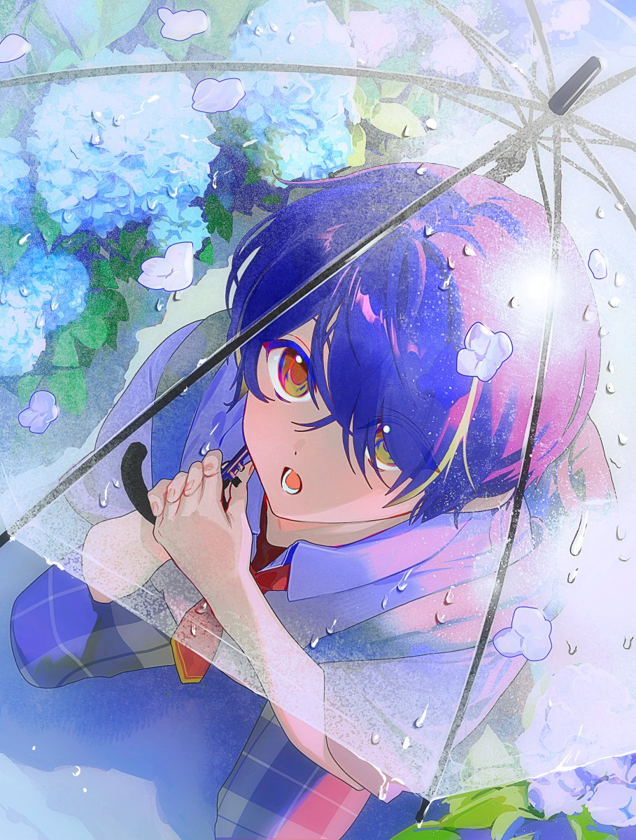 偶像梦幻祭  偶像梦幻祭2 ☂️雨天绽放的紫阳花生日快乐~仙石忍🎨 sac_d