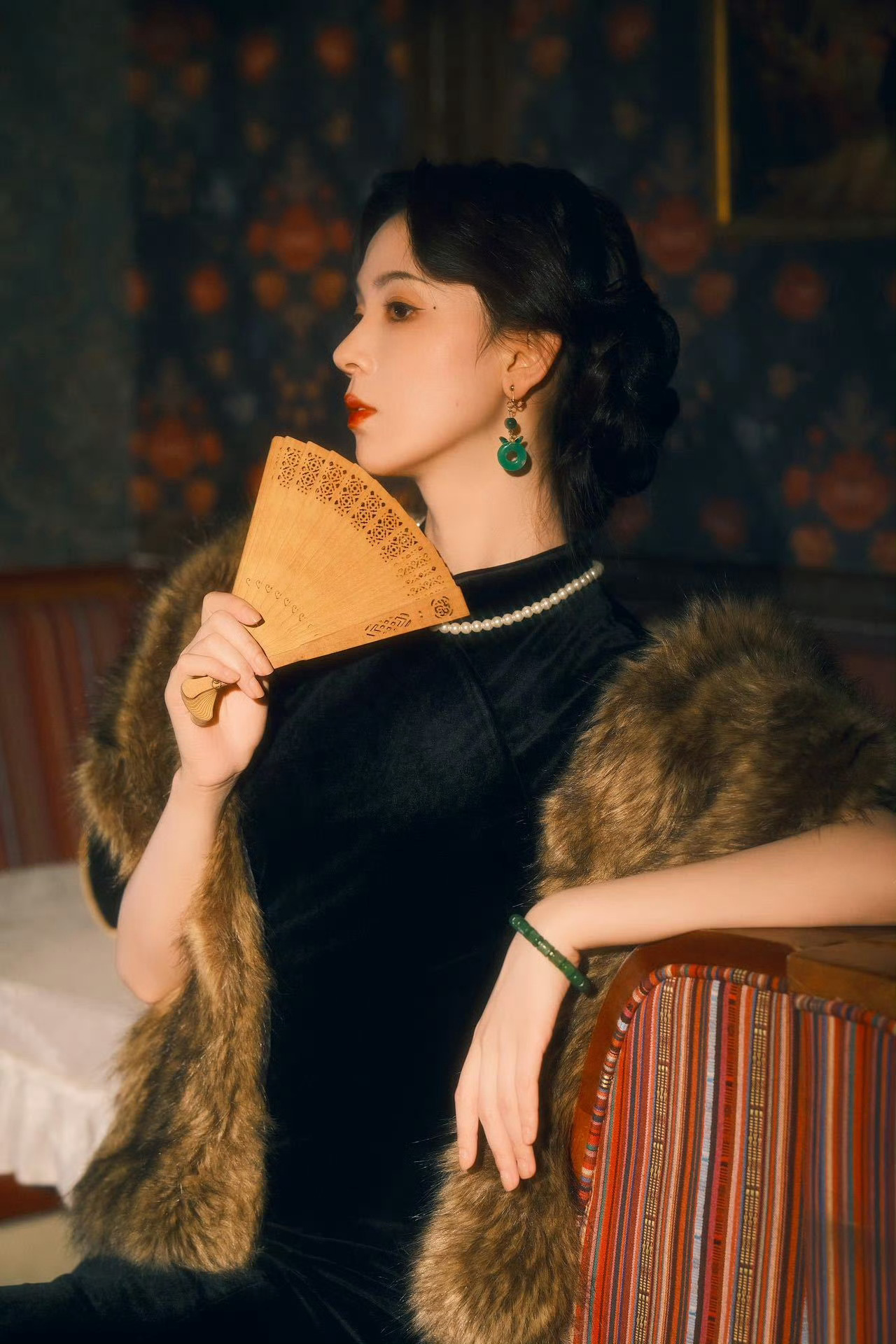 陈瑶九门旗袍造型好漂亮啊！！瑶妹儿 ​​​