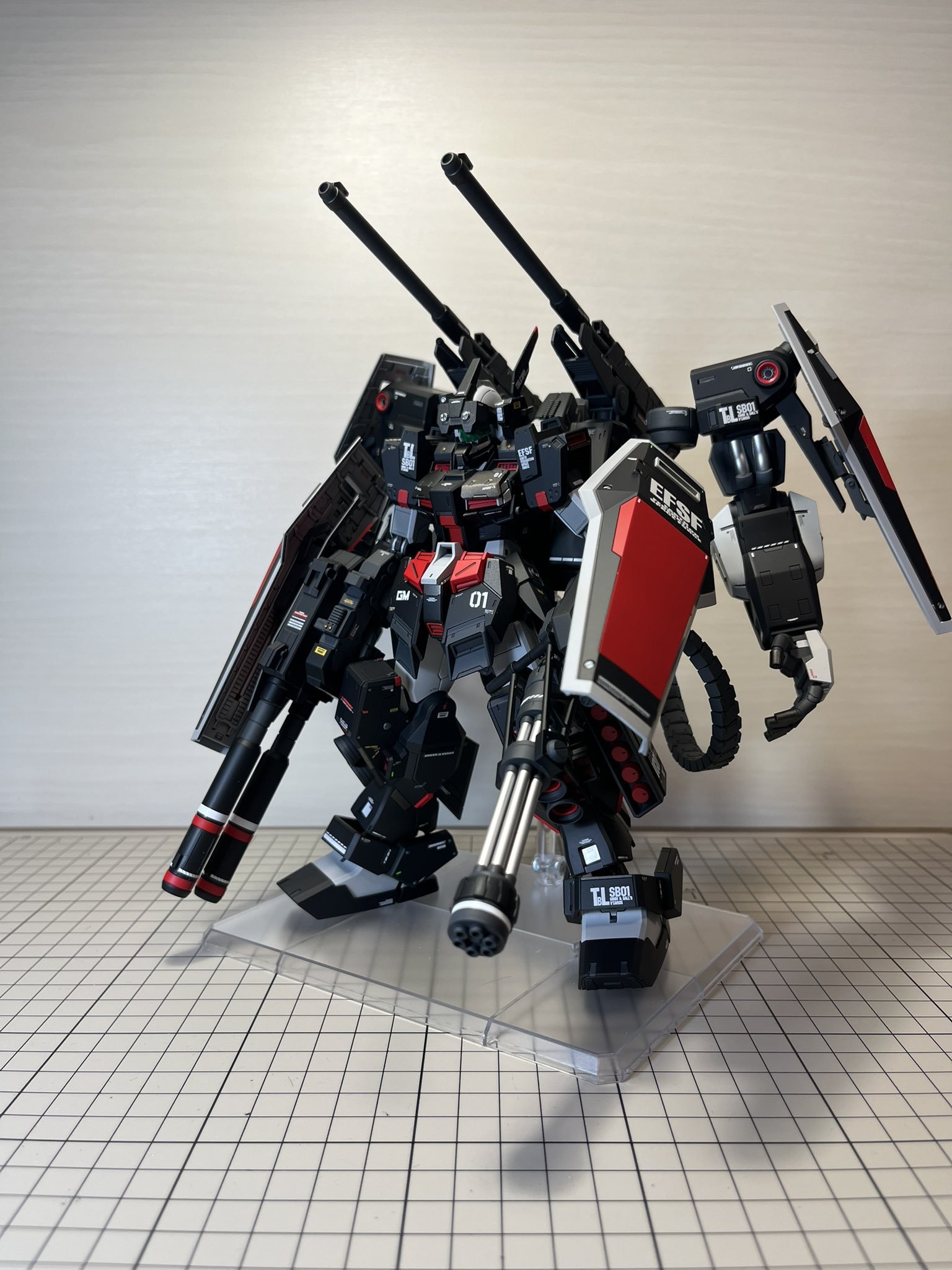 狙击型吉姆全武装（byトモヨリノテ）高达模型[超话]高达模型 ​​​