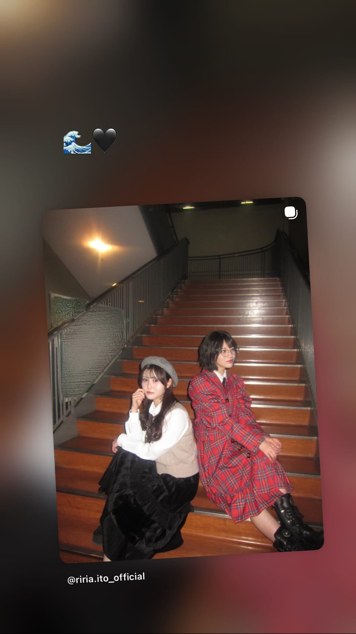 伊藤理々杏  「またふたりで歌いたいな」　ririagram