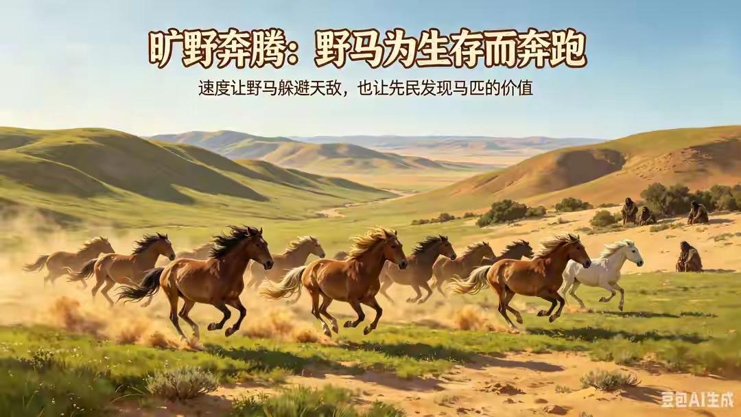 从4200年前东欧大草原上人类首次控制野马繁殖，到商代晚期家马与战车编队亮相战场