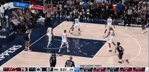 孤立无援——多镜头展示，小卡依旧高效哈登远走克利夫兰，小卡一个人留守洛杉矶，加兰