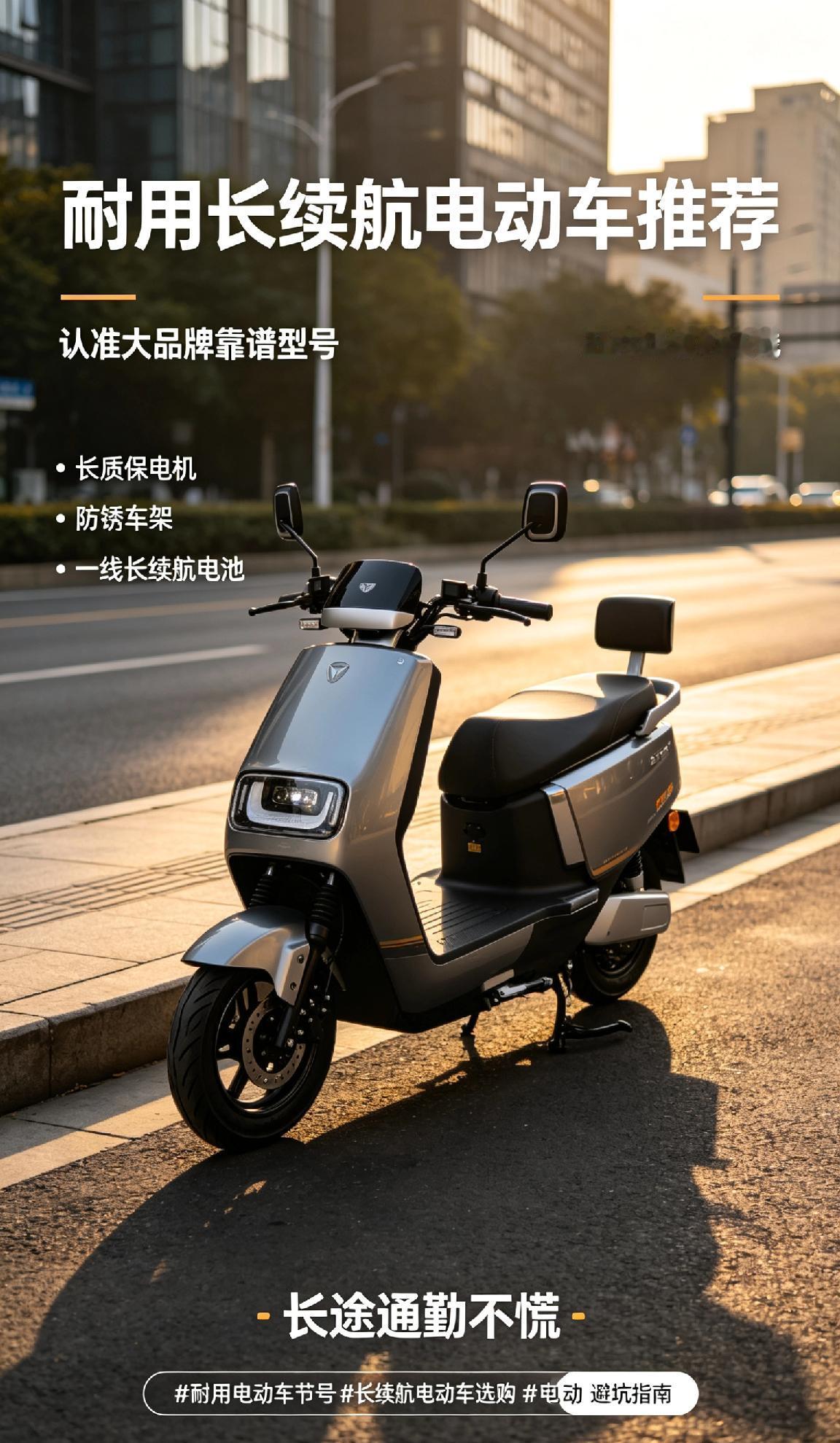 什么型号的电动车耐用、续航远?
选耐用又续航远的电动车，优先认准大品牌靠谱型号！