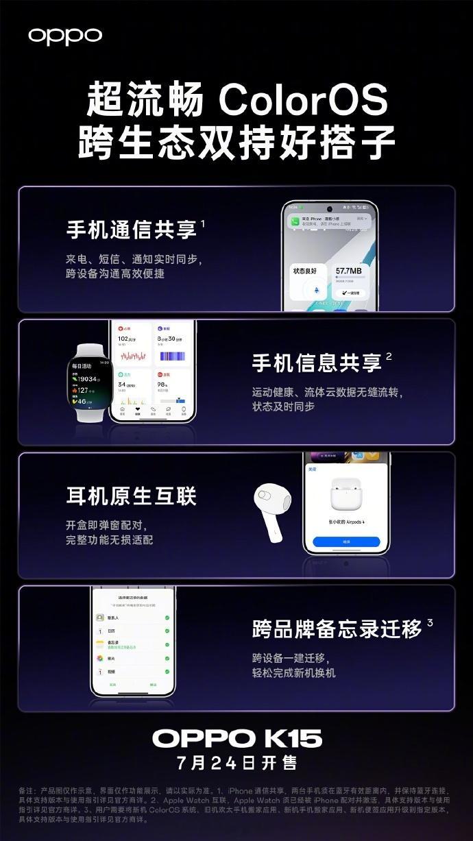 OPPO K15搭载了超流畅更AI 的 ColorOS 16，它来了