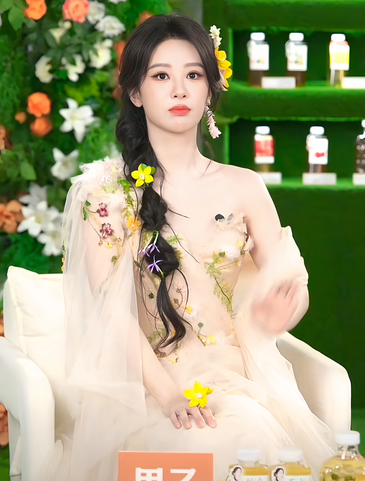 今日当红明星直播截图：杨紫  邓为 张凌赫状态太好了