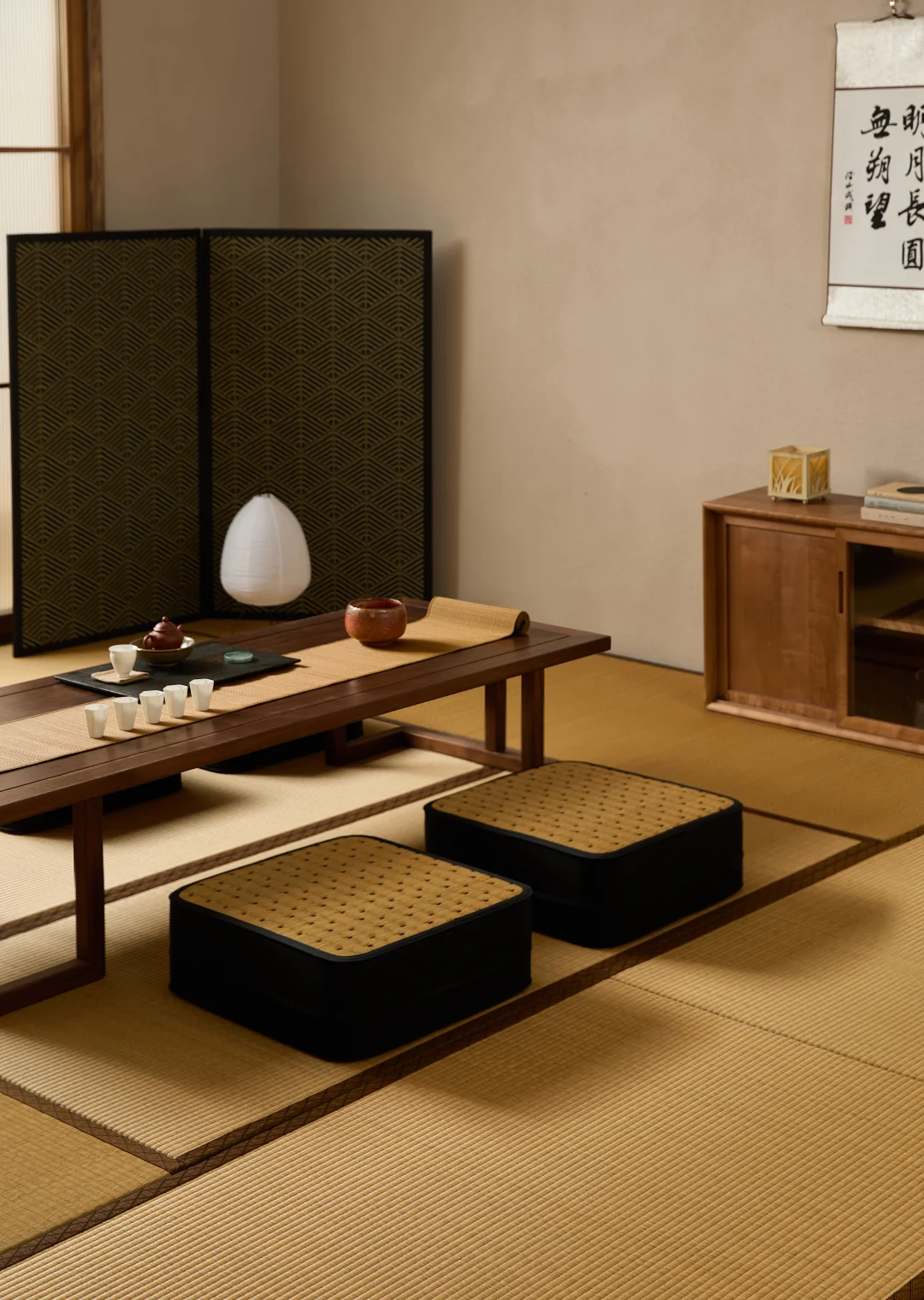 🍵席地品茶，就差一个蒲团了