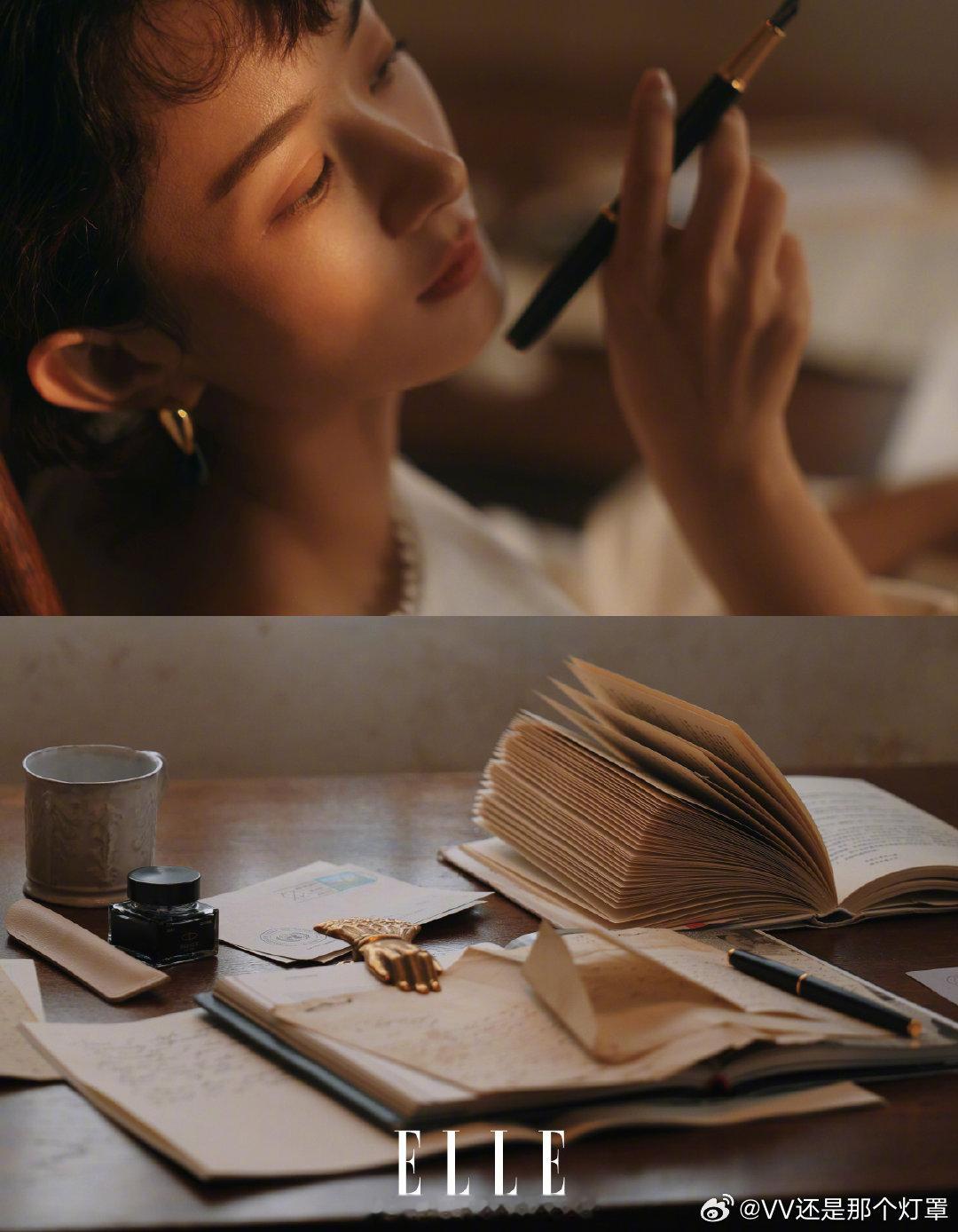 赵丽颖ELLE封面继上城士以来最佳一封。演员的故事感和时光沉淀感就像光影一样，在
