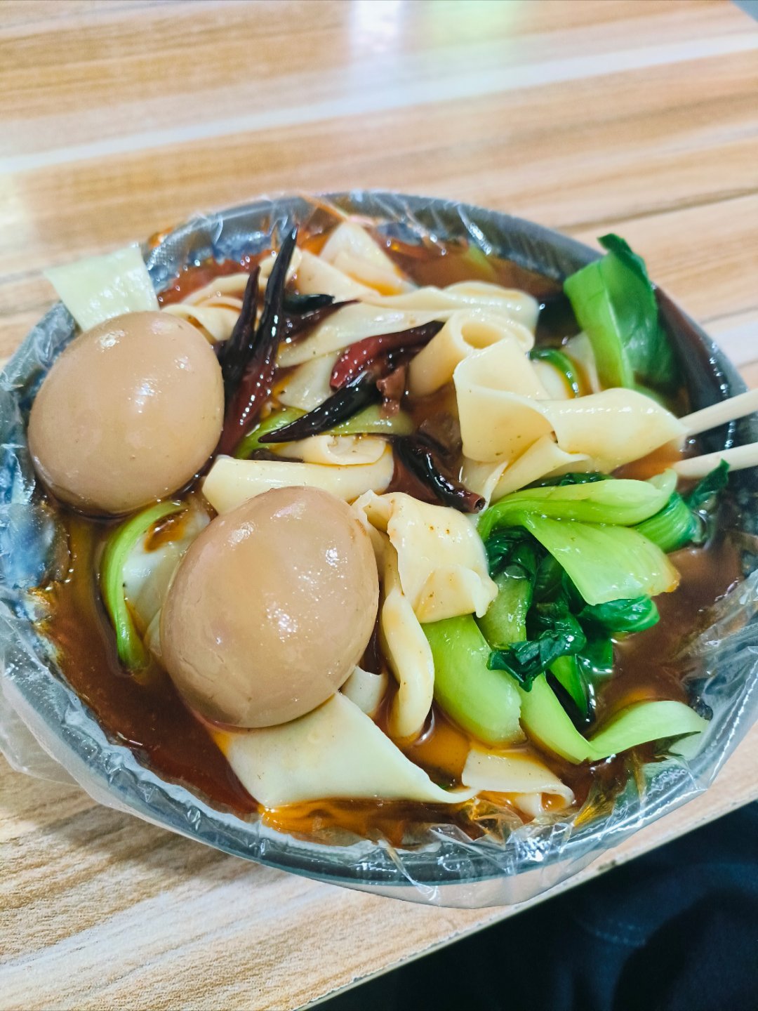 今年的第一碗板面，爽歪歪！ 