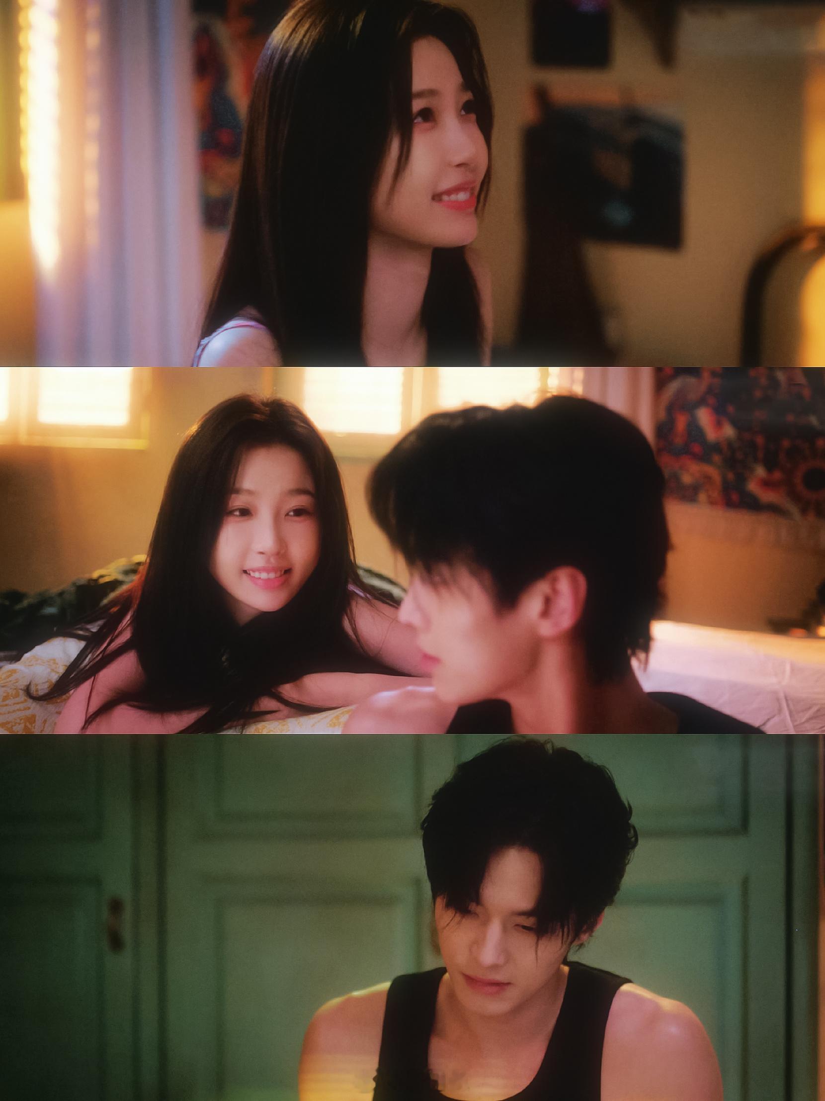 终于吃到了内娱现偶的细节糖《双轨》的糖全在细节里！靳朝吹头先试温，嘴上吐槽却有求