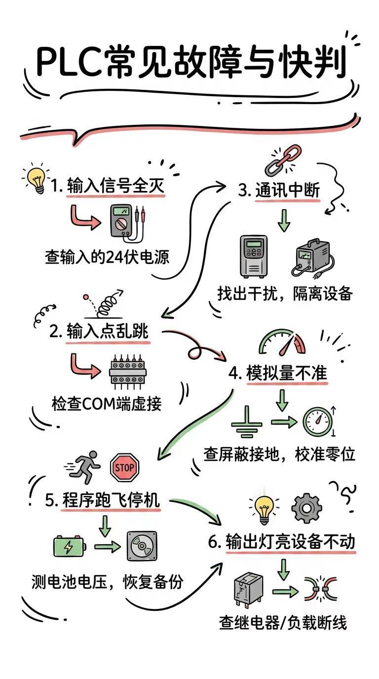 PLC常见故障及快速判断方法