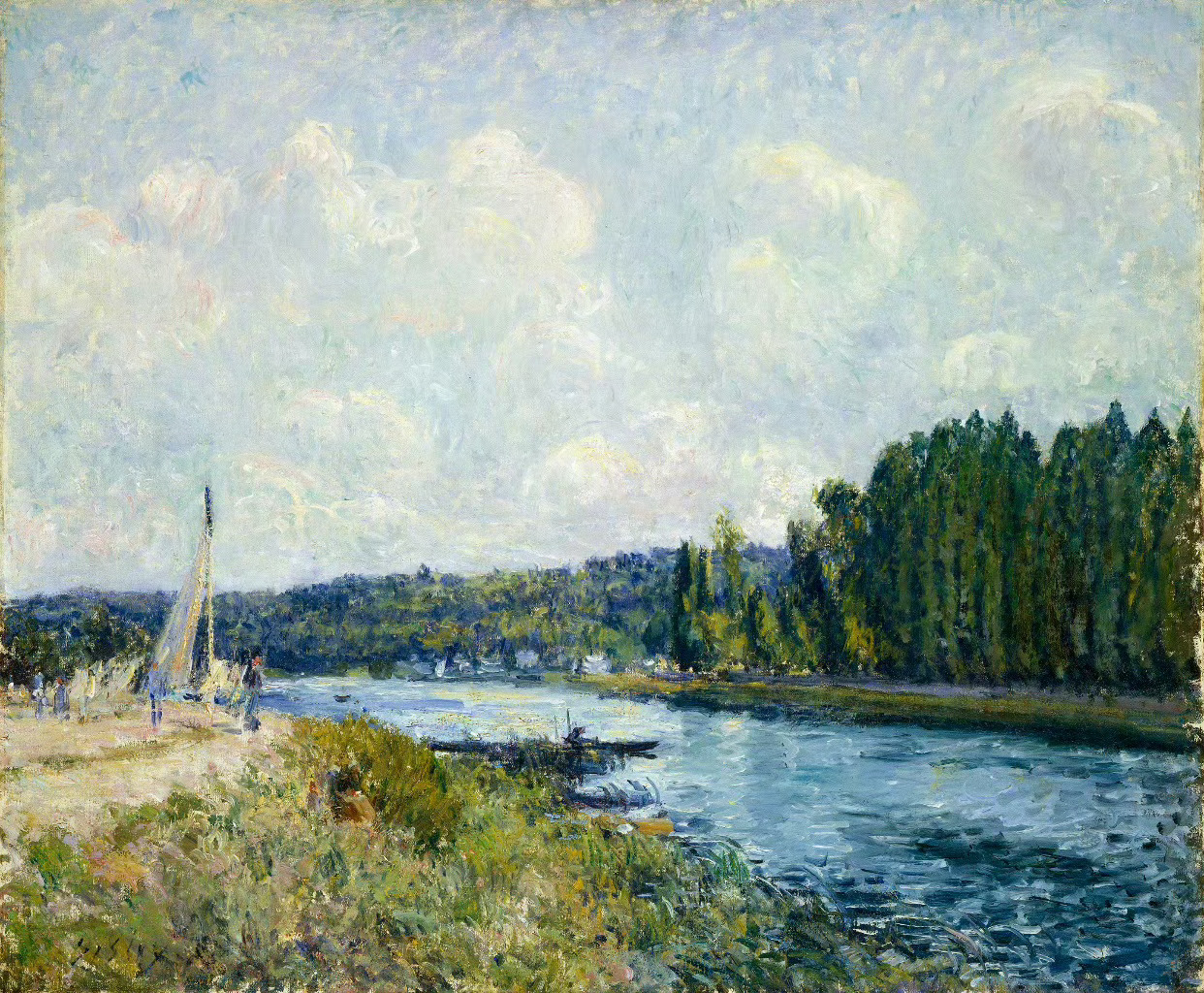 如抒情诗般的风景画🎨/印象派画家阿尔弗雷德·西斯莱Alfred Sisley（